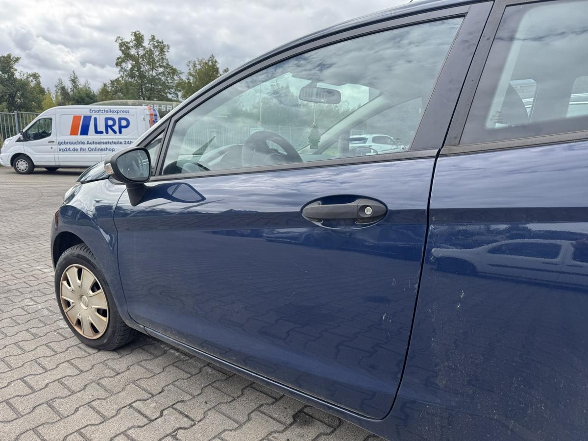 Ford Fiesta JA8 original T&uuml;r vorn links Blazer Blau 3-T&uuml;rer Bj.2009